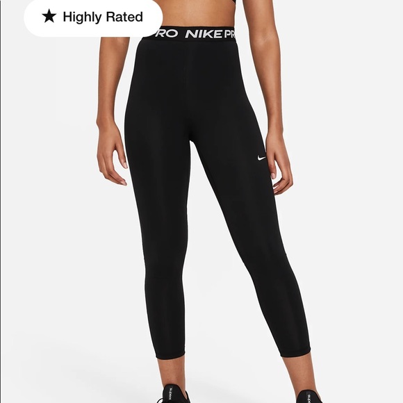 Nike tights / leggings. Black. 7/8 length. 2X / XXL - Picture 1 of 4